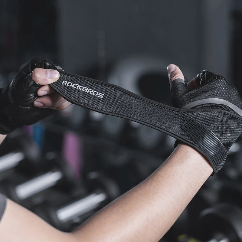 ROCKBORS Gym Anti-Slip Weight Lifting Fitness Gloves