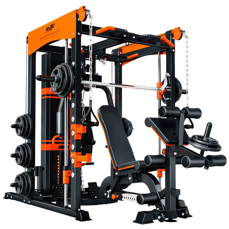 MIYAUP Comprehensive Training Device 400kg Load Bearing Squat Rack Weight Lifting Barbell Bench Press Gantry