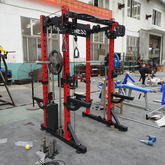 Smith Commercial Comprehensive Training Frame Frame Gantry Fitness Barbell Rack Bench Press Comprehensive Training Equipment