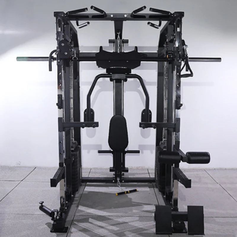 Smith Machine Comprehensive Training Equipment, Multifunctional gantry Fitness Equipment, Household Squat Rack