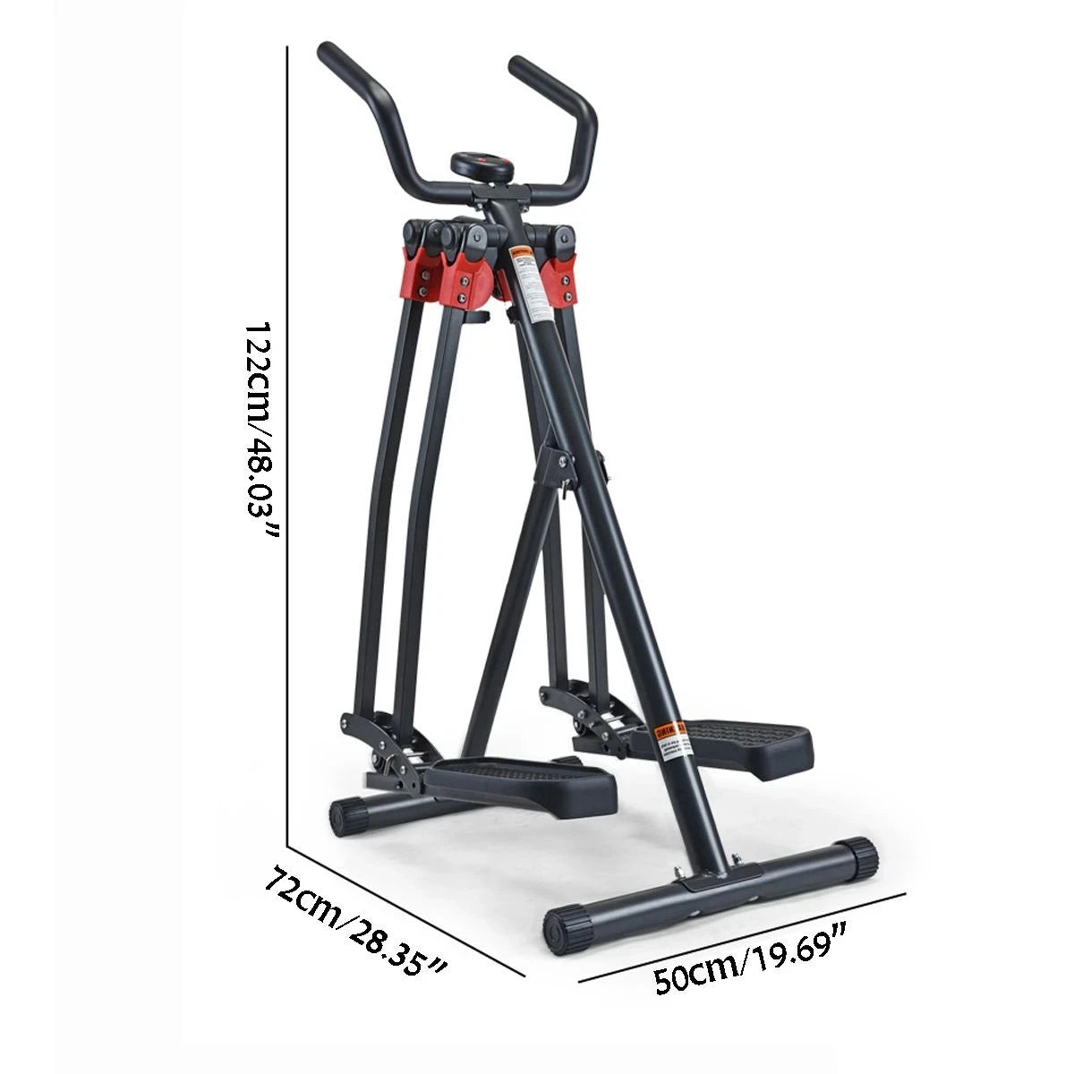 Fitness Exercise Stepper walk Machine, Indoor Cycling Bikes, LCD Display, Soft Handle Bar, Pedal Bike, Home Gym Equipment Step