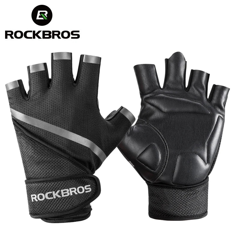 ROCKBORS Gym Anti-Slip Weight Lifting Fitness Gloves