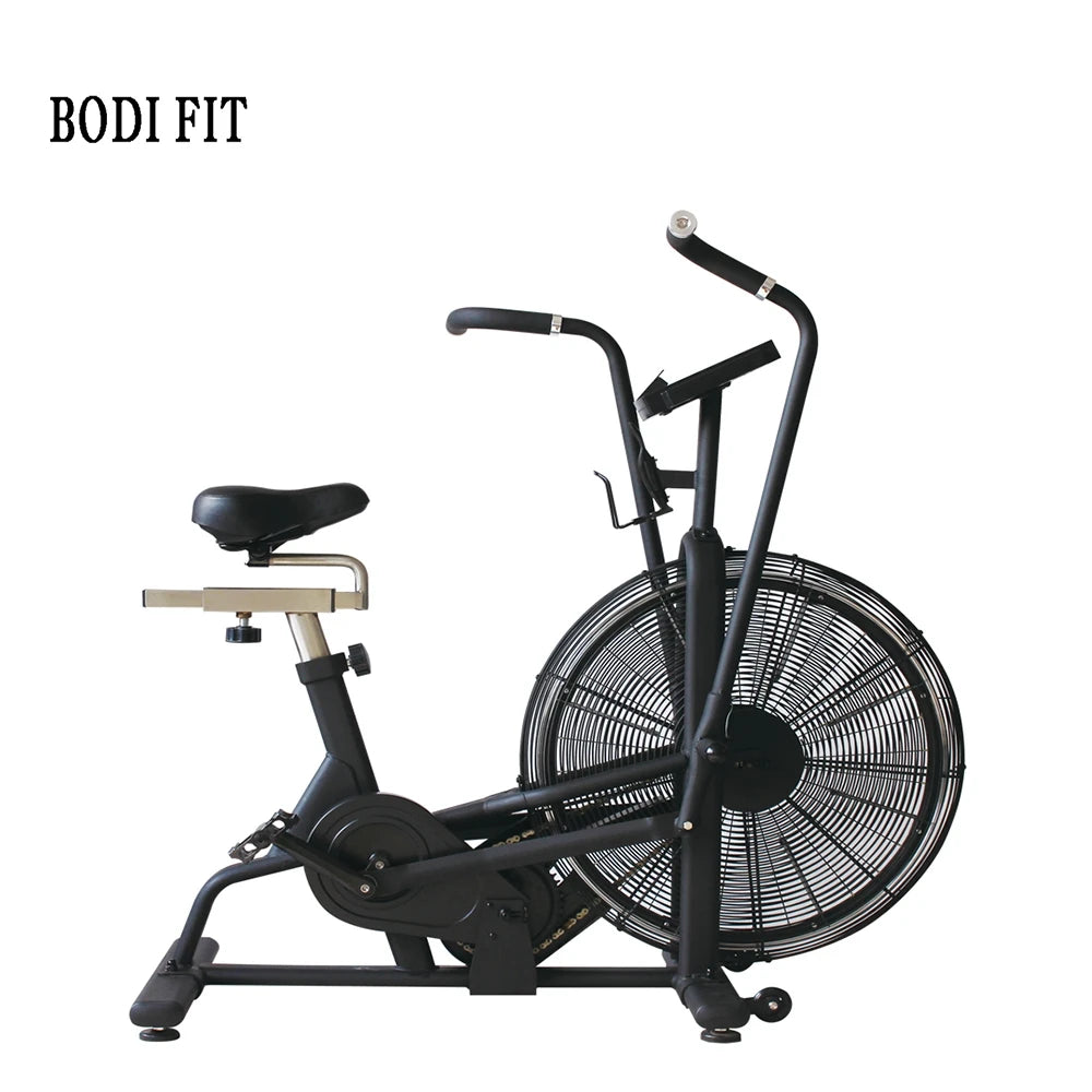 New Commercial Indoor Bike Trainer Gym Fitness Cardio Machine Fan Bicycle Exercise Airbike Seat Air Bike