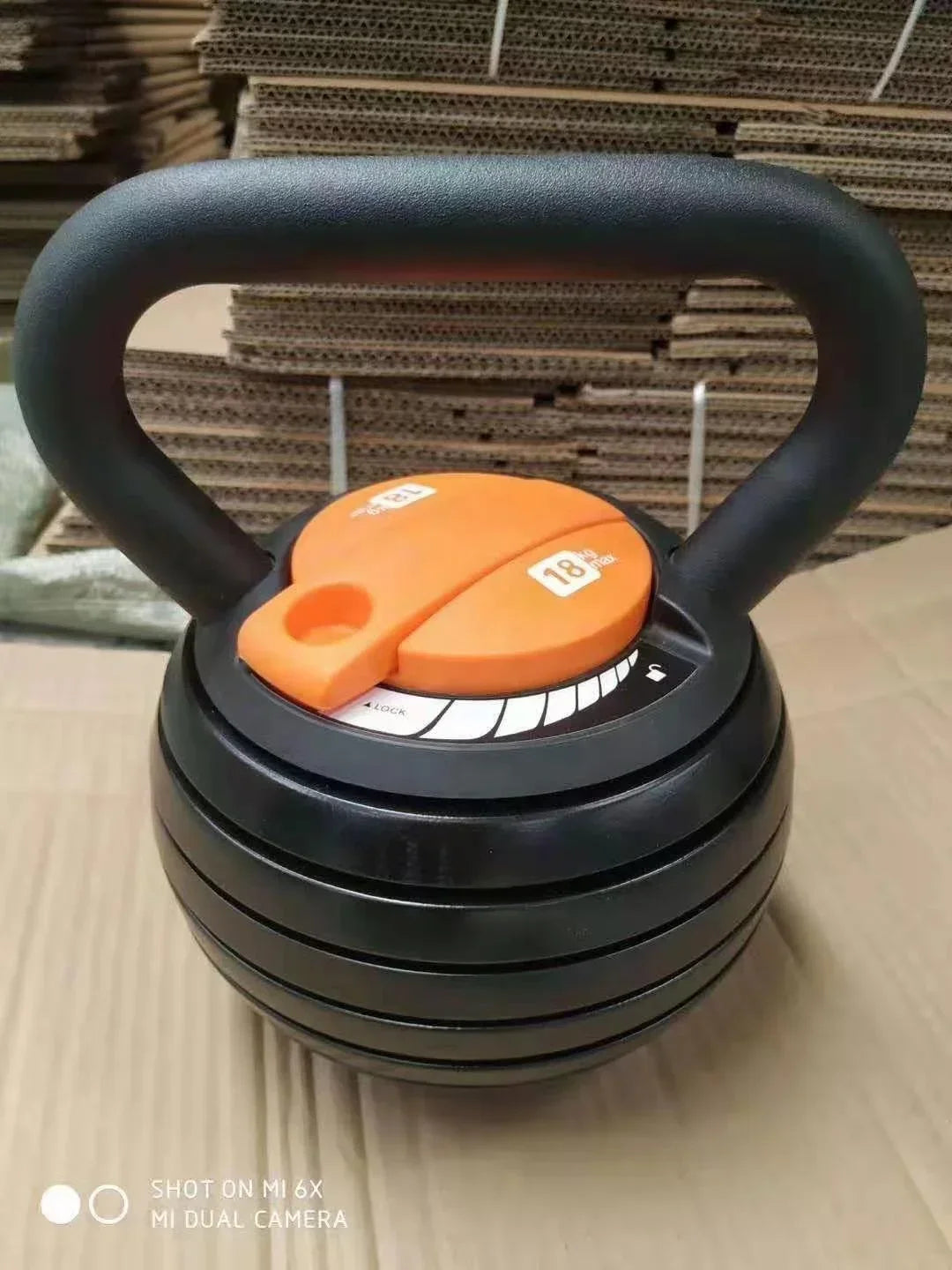 Latest 40lb 32kg adjustable kettlebell sets made in China