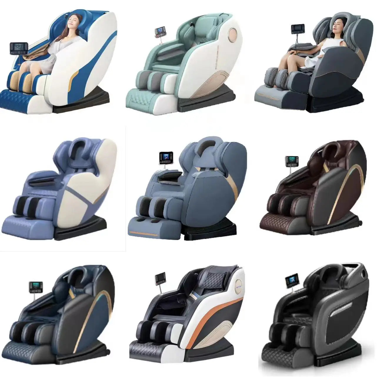 China best 0 gravity electric 3d 4d sl track salon massage chair