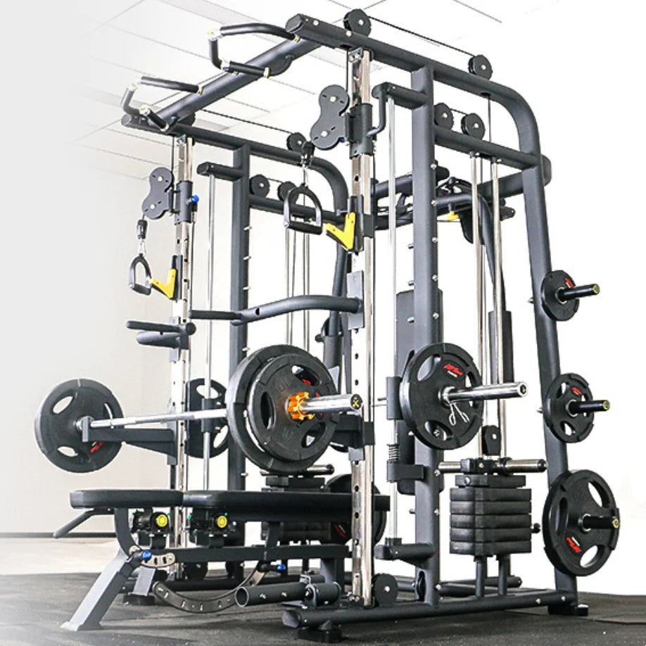 Power Rack Smith Machine Indoor Home Gym Strength Equipment Wholesale Trainer Gym Squat Rack Multifunctional Smith Machine