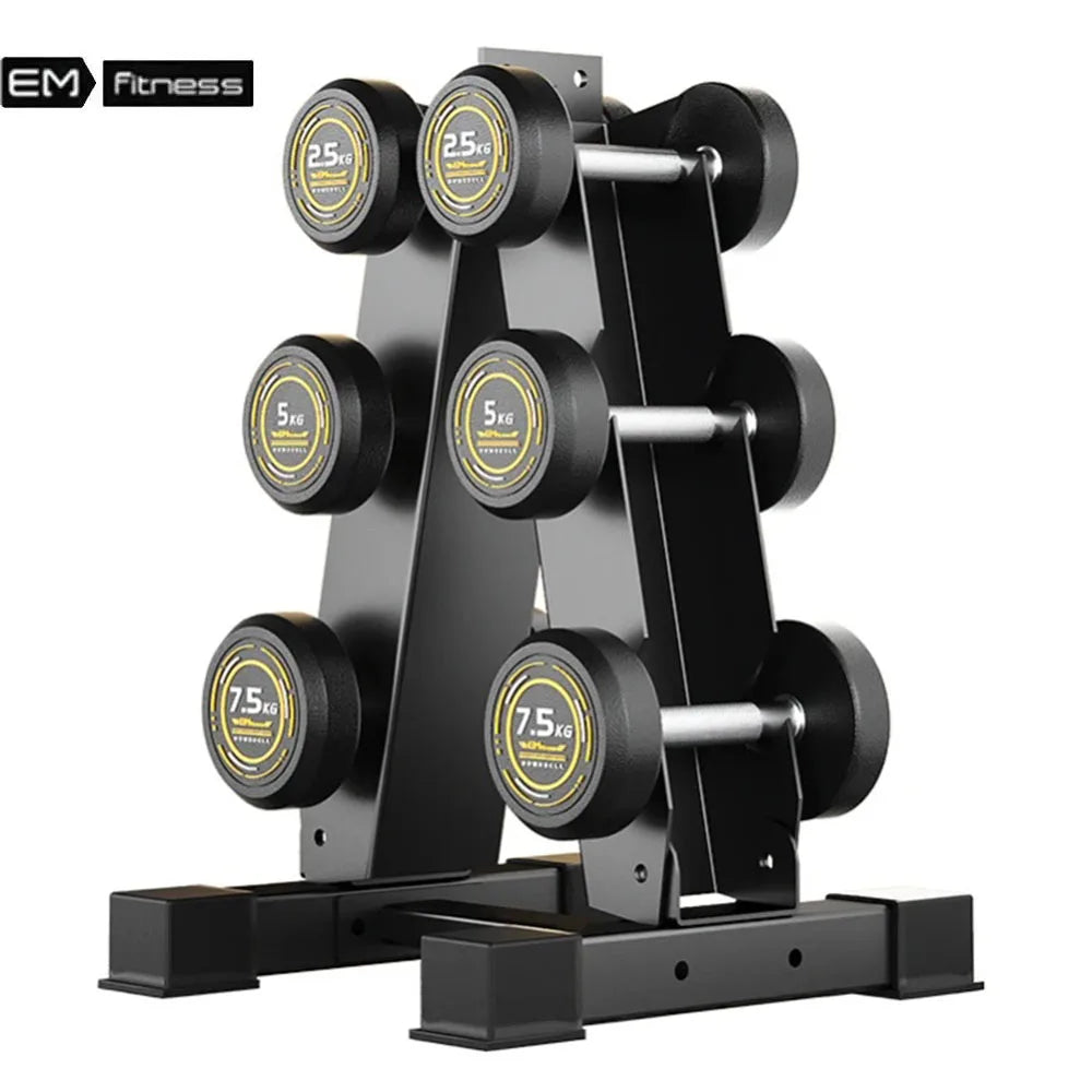 Dumbbell Rack Adjustable Dumbbells Practical Shelf Triangle Shaped Stand Gym Accessories Fitness