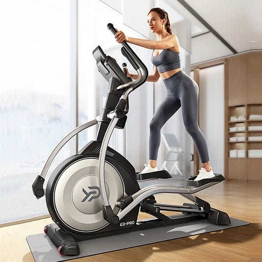 2023 Hot Sale 52cm Large Step Distance Fitness Elliptical Trainer Machine 11kg Flywheel Commercial Elliptical E3 Unisex