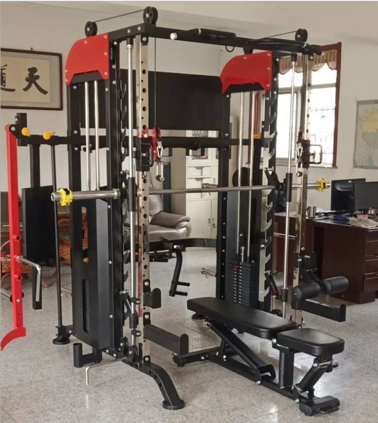 3 in 1 Gym equipment Squat rack Power squat Multi function Smith machine