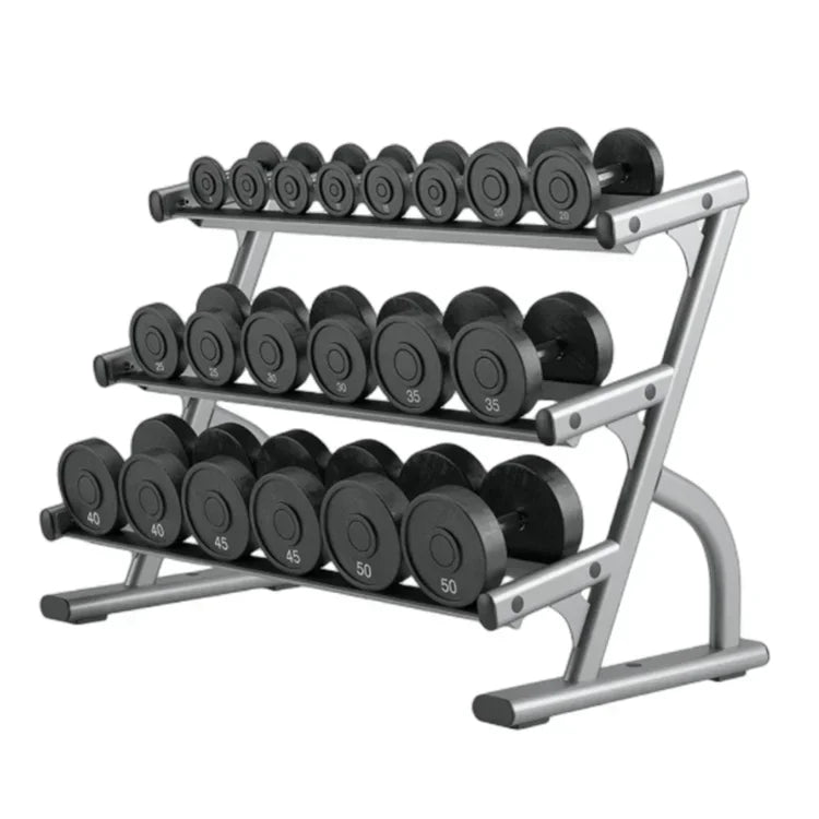 Hot Sale Gym Equipments Gym Machine 3-Tier Dumbbell Fitness Rack