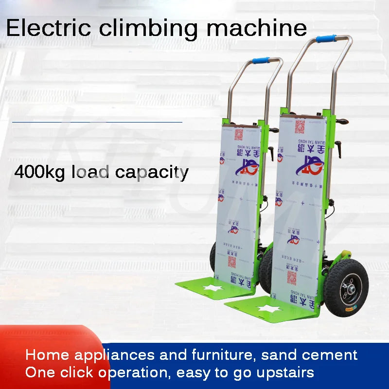 Electric Stair Climber Cart Mobile Tool Cart Stair Up and Down Stair Household Appliances Handling Stair Climbing Vehicle 400KG