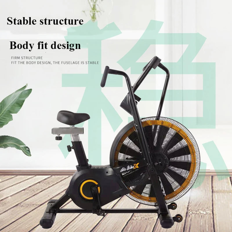 MIYAUP Precision Bearing Encrypted Windshield Infinite Wind Resistance Gold Wheel Reinforced Exercise Bike