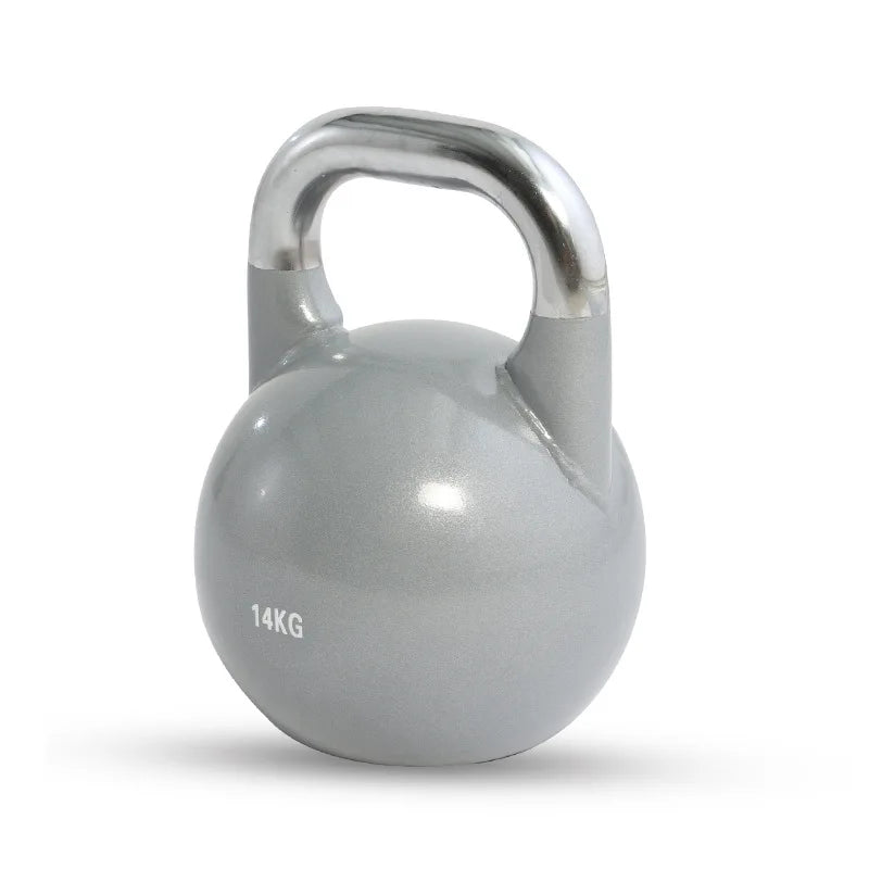 All Steel Paint Competitive Kettlebell, Squatting, Arm Pot, Strength Training, Colorful Dumbbell, Fitness Equipment, 30kg