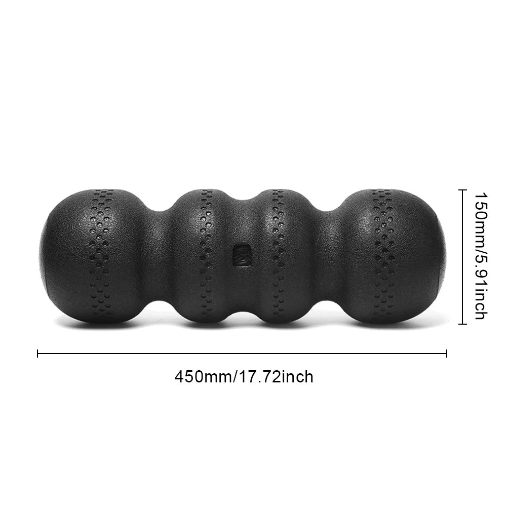 Yoga Foam Roller Wavy-Shape Massage Roller Relax Tight Muscles Peanut Yoga Roller Myofascial Release for Home Gym