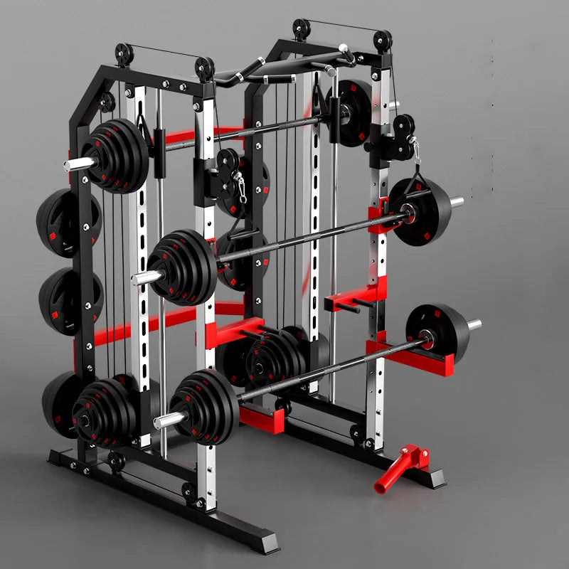 Smith machine Combination trainer Fitness equipment multifunctional exercise machines Gym  Bench press squat rack bodybuilding