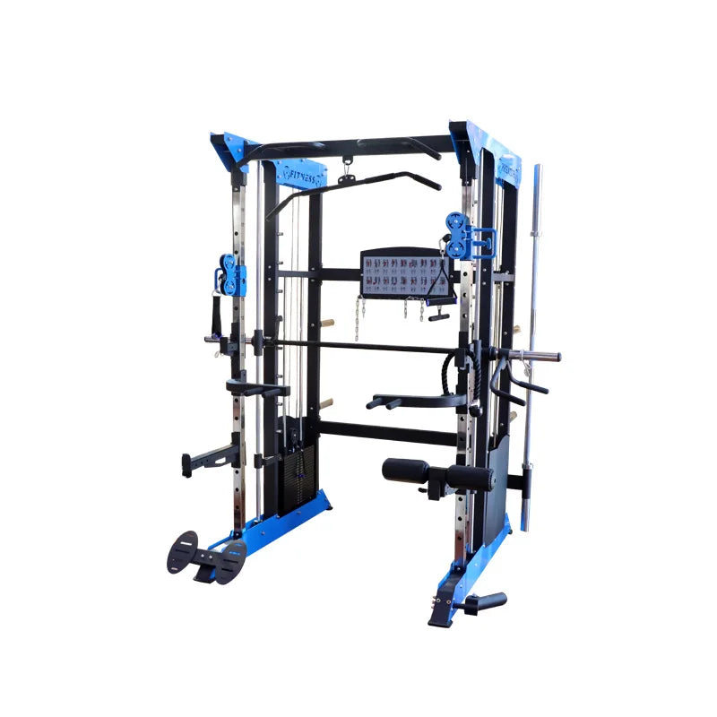 All In One Power Rack Customization Factory Price OEM Service Indoor Multi-Functional Free Weight Gym Equipment  Smith Machine