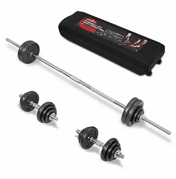 50kg Free Adjustable Weight Set Dumbbell/barbell