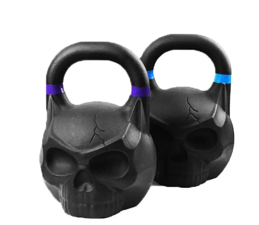 28kg Skull style kettle-bell Ghost face kettle bell Lifting pot dumbbell fitness Kettlebells