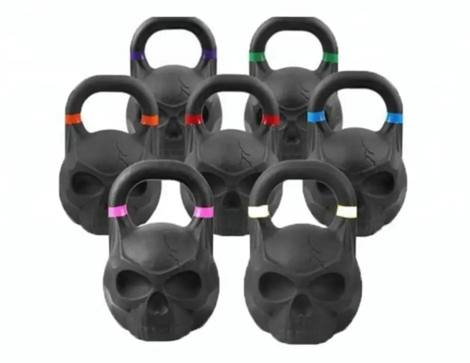 28kg Skull style kettle-bell Ghost face kettle bell Lifting pot dumbbell fitness Kettlebells