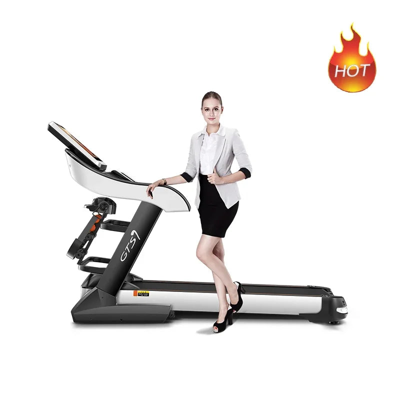 treadmill 2024 new design motorized treadmill 130kg semi commercial exercise running machine foldable treadmill