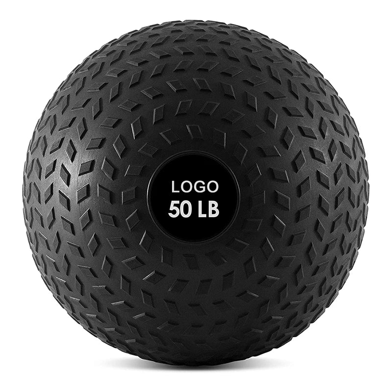 Color Custom Logo Handle Solid Multi Storage Power Training Medicine Gym Equipment Pvc Wall Fitness 6Lb Leather Slam Ball