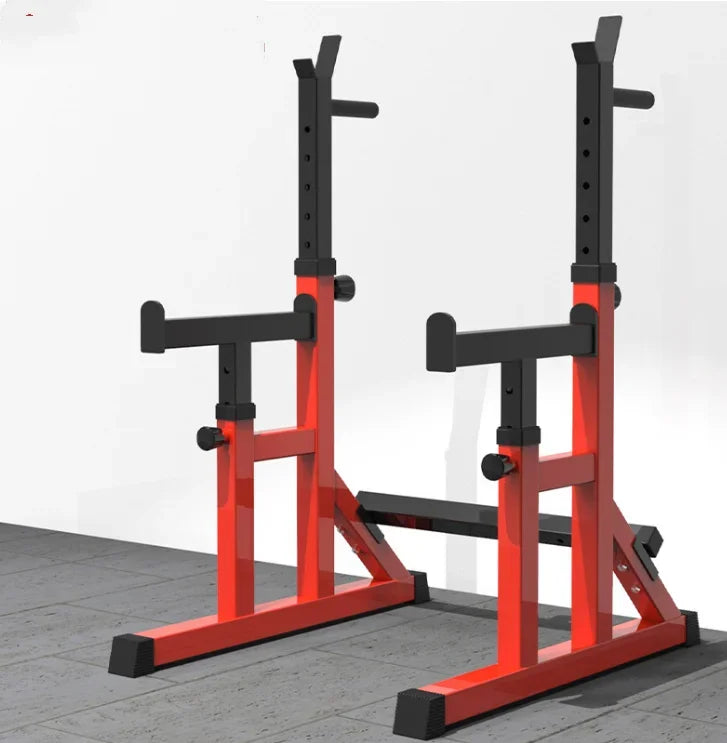 Adjustable One-piece Weightlifting Bed Squat Rack Weightlifting Rack Barbell Rack Can Be Matched with Dumbbell Bench